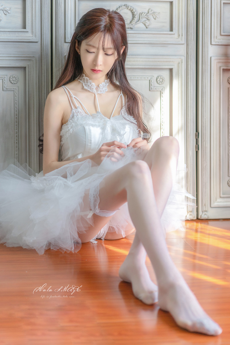 Wang Yushan barbieshy - No.04 white suspender skirt(8)
